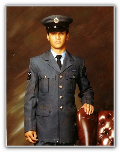 Cousin Steven in full Military Uniform